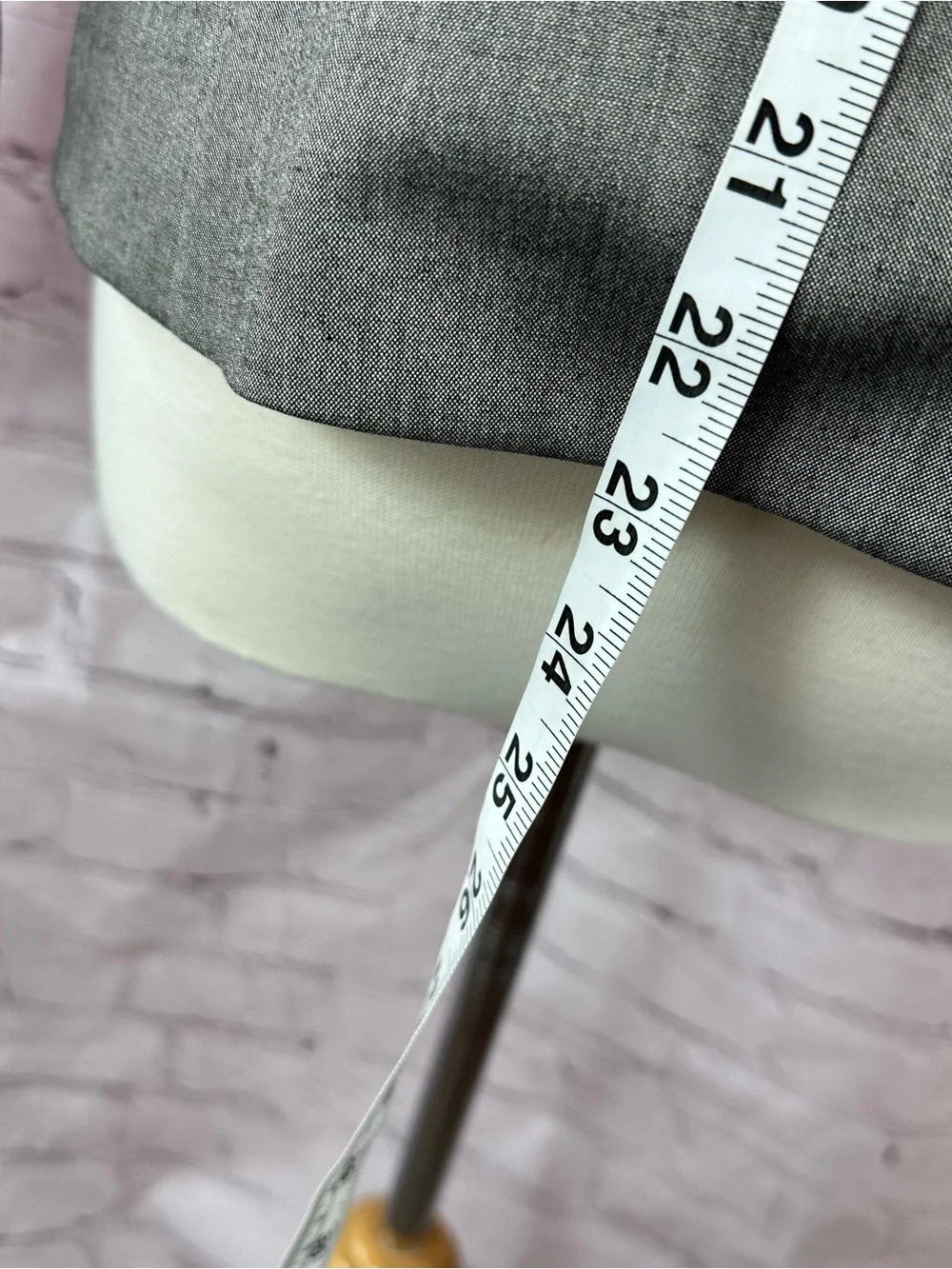 Tahari ASL Gray Double-Breasted Blazer suit jacket women 10 office peplum